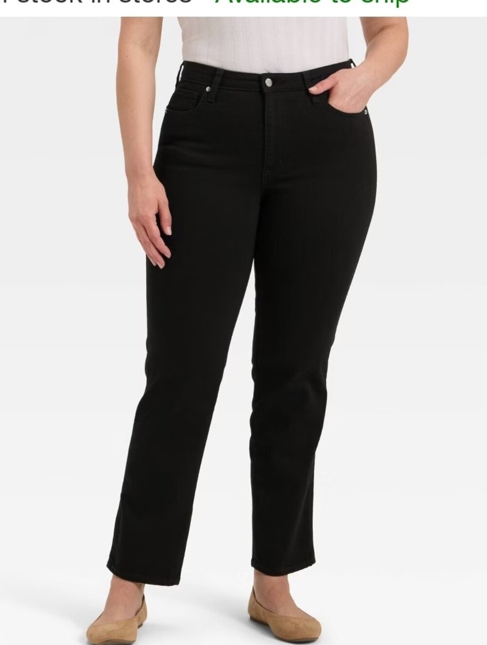 Universal Thread Dark Denim Jeans with Branded Button